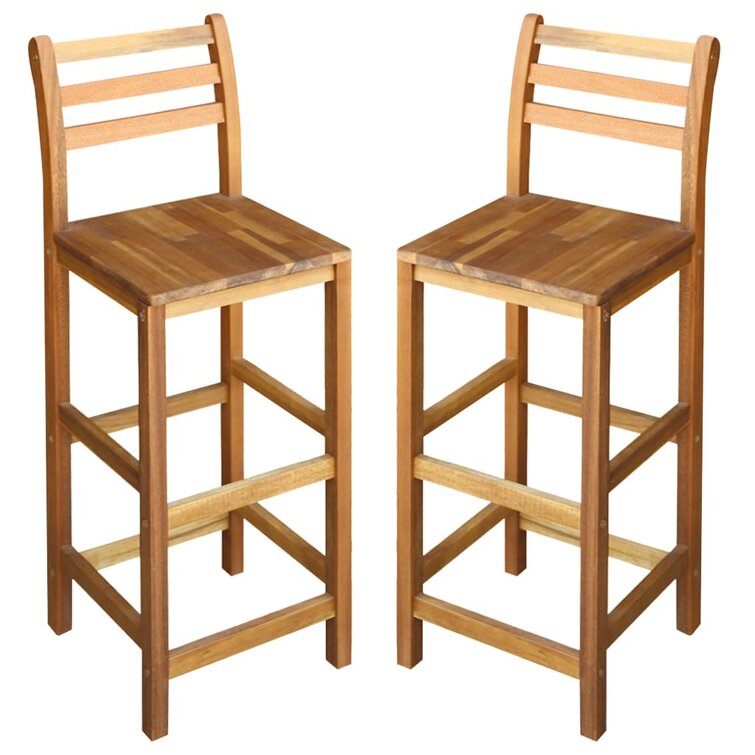 Acacia wood deals bar stools